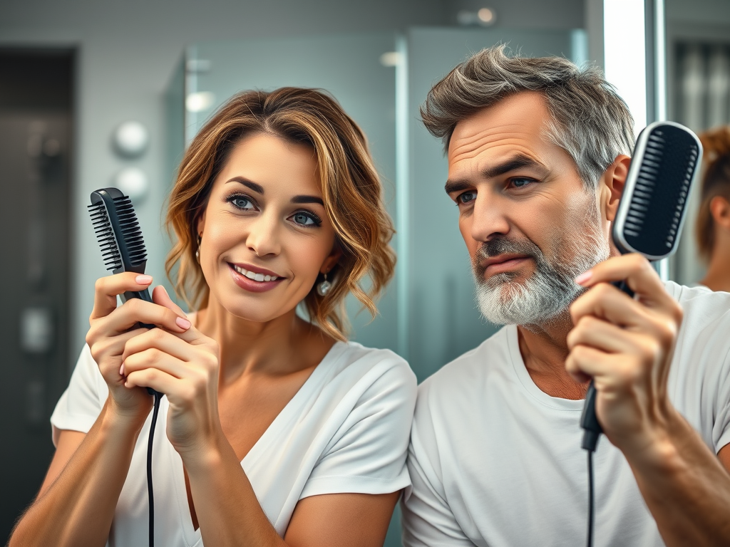 Middle-aged Americans noticing hair loss while brushing hair – SELFLOVECLUB