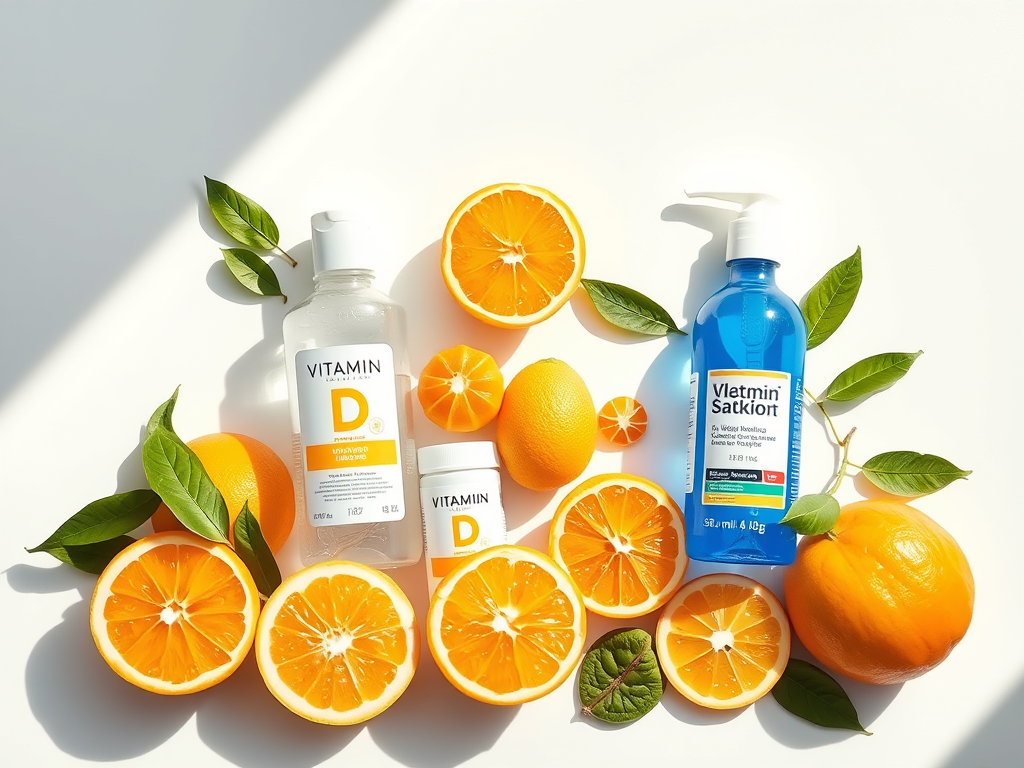 A clean flatlay of immune-boosting essentials for natural self-care. SELFLOVECLUB