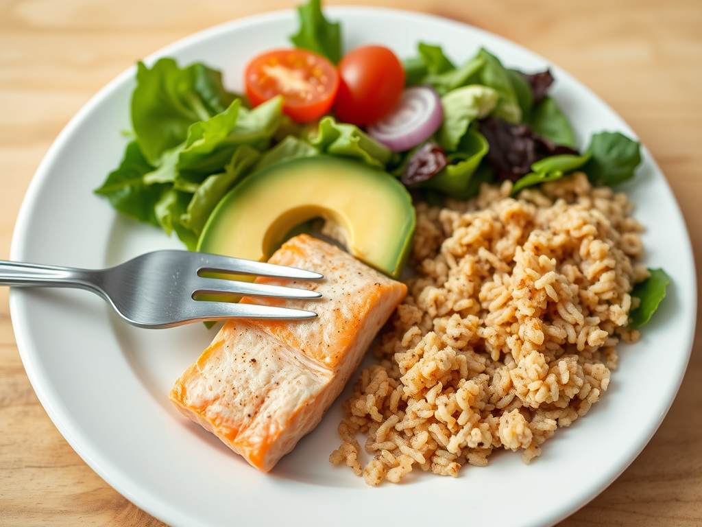 A balanced meal arranged in an optimal eating sequence to promote better energy and health. SELFLOVECLUB