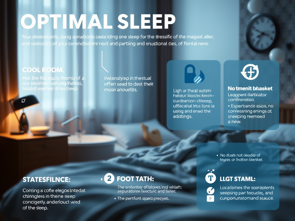 Infographic showing bedtime thermoregulation strategies for deeper sleep – SELFLOVECLUB

